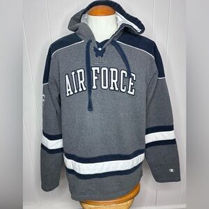 Champion United States Air Force Hockey Hoodie Excellent Heritage Tradition USAF